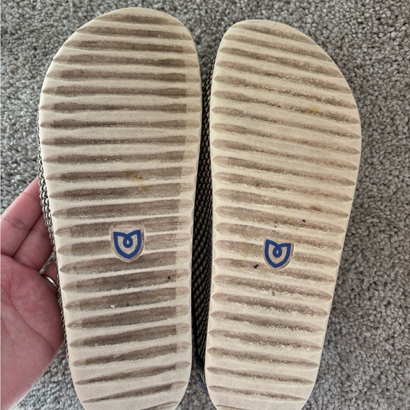 Rothy’s The Casual Clog in Toffee/Checkered Mules - Picture 4 of 4